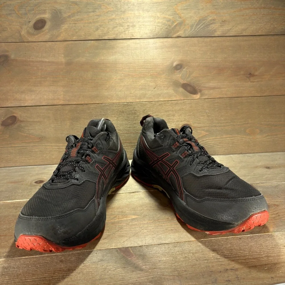 ASICS Gel Venture 9 Mens size 10 shoes Black Mesh Trail Running sneakers